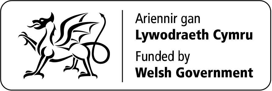 Emblem suggesting, that this project is funded by the Welsh Government